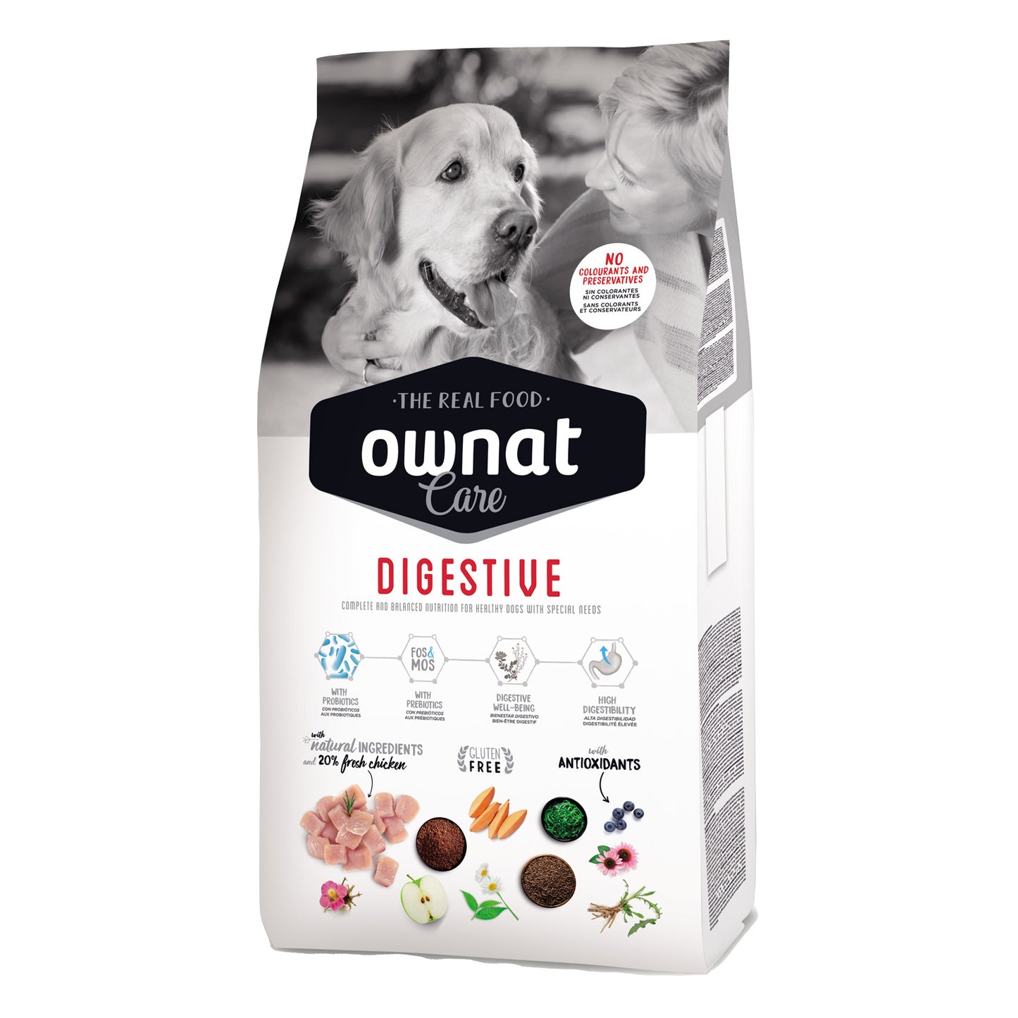 Ownat Care Digestive Pienso para Perro con tracto gastrointestinal sensible