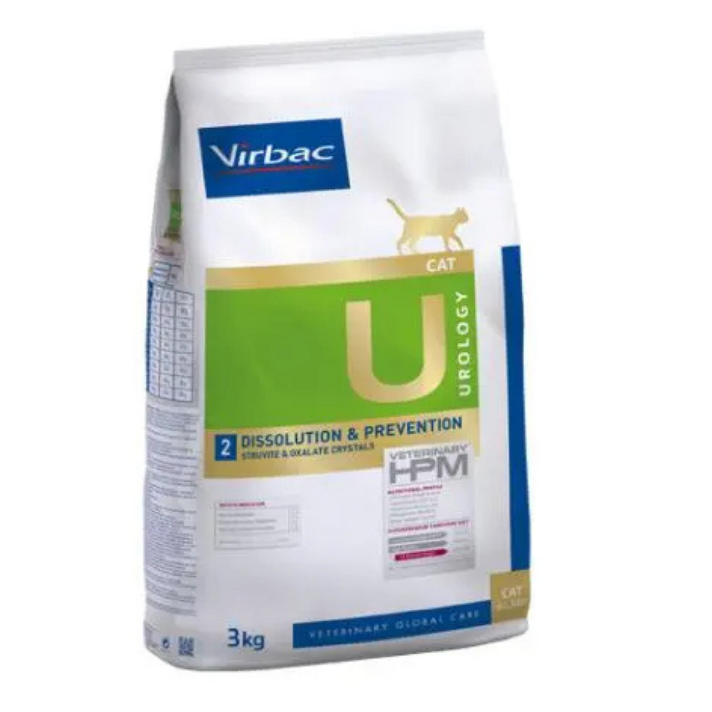 VIRBAC HPM FELINE UROLOGY DISSOLUTION PREVENTION U2 3KG