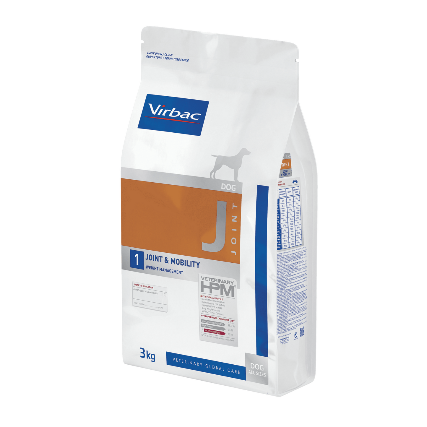 VIRBAC HPM CANINE JOINT MOBILITY J1 12KG