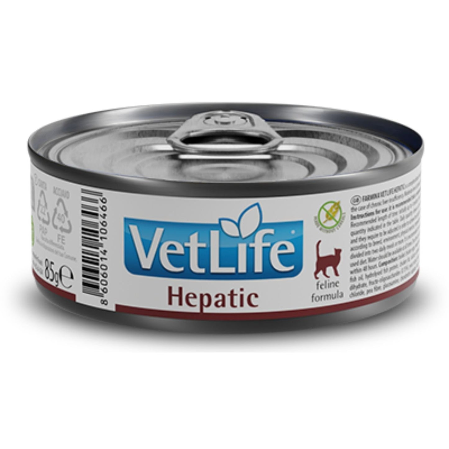 Farmina Vet Life Hepatic Húmedo - Alimento Dietético Hepático para Gatos