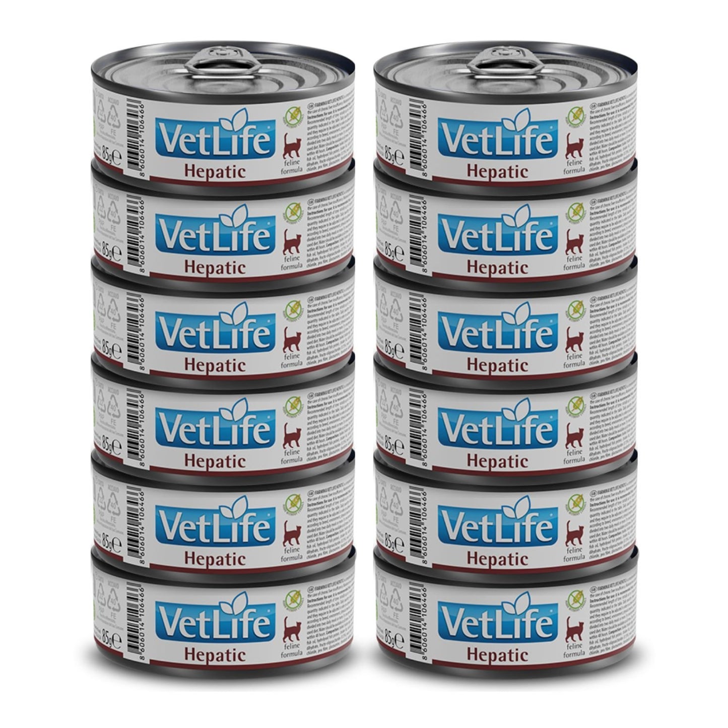 Farmina Vet Life Hepatic Húmedo - Alimento Dietético Hepático para Gatos