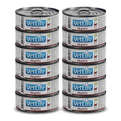 Farmina Vet Life Hepatic Húmedo - Alimento Dietético Hepático para Gatos