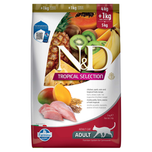 Pienso Farmina ND Tropical Selection Pollo 4+1kg - Frutas Tropicales Pack