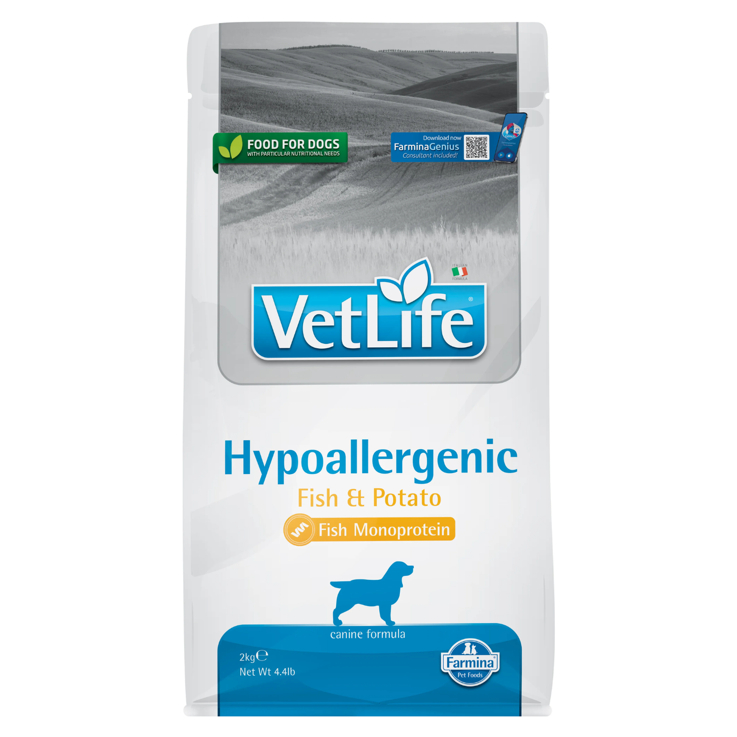 Pienso Farmina Vet Life Hypoallergenic Pescado - Dietético Alergias