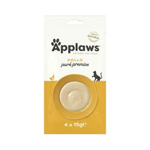 Bolsa del puré de pollo Applaws para gatos con los cuatro sobres de 15 g, EAN 5060708563974