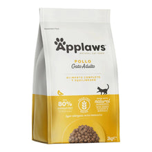 Envase del pienso Applaws gatos pollo para gatos adultos, bolsa de dos kilos