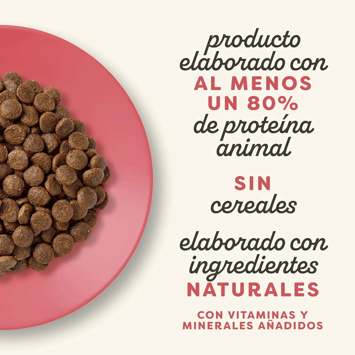 Lámina informativa de la marca sobre las características generales del producto