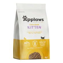 Envase en inglés del pienso Applaws gatitos pollo, bolsa de dos kilos