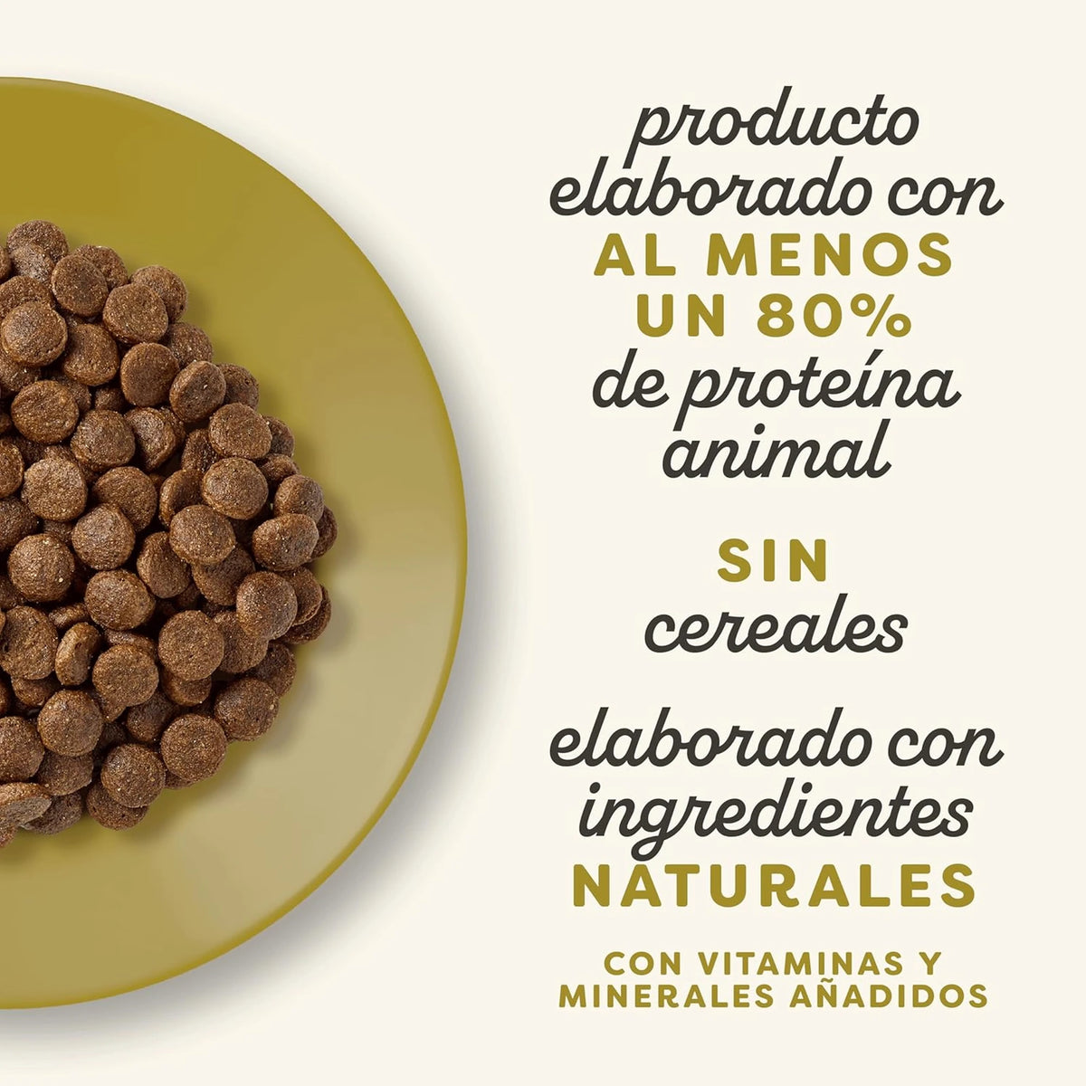 Lámina informativa de la marca sobre las características generales del producto