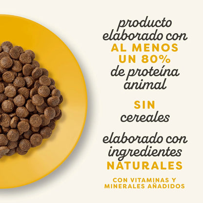 Lámina informativa de la marca sobre las características generales del producto
