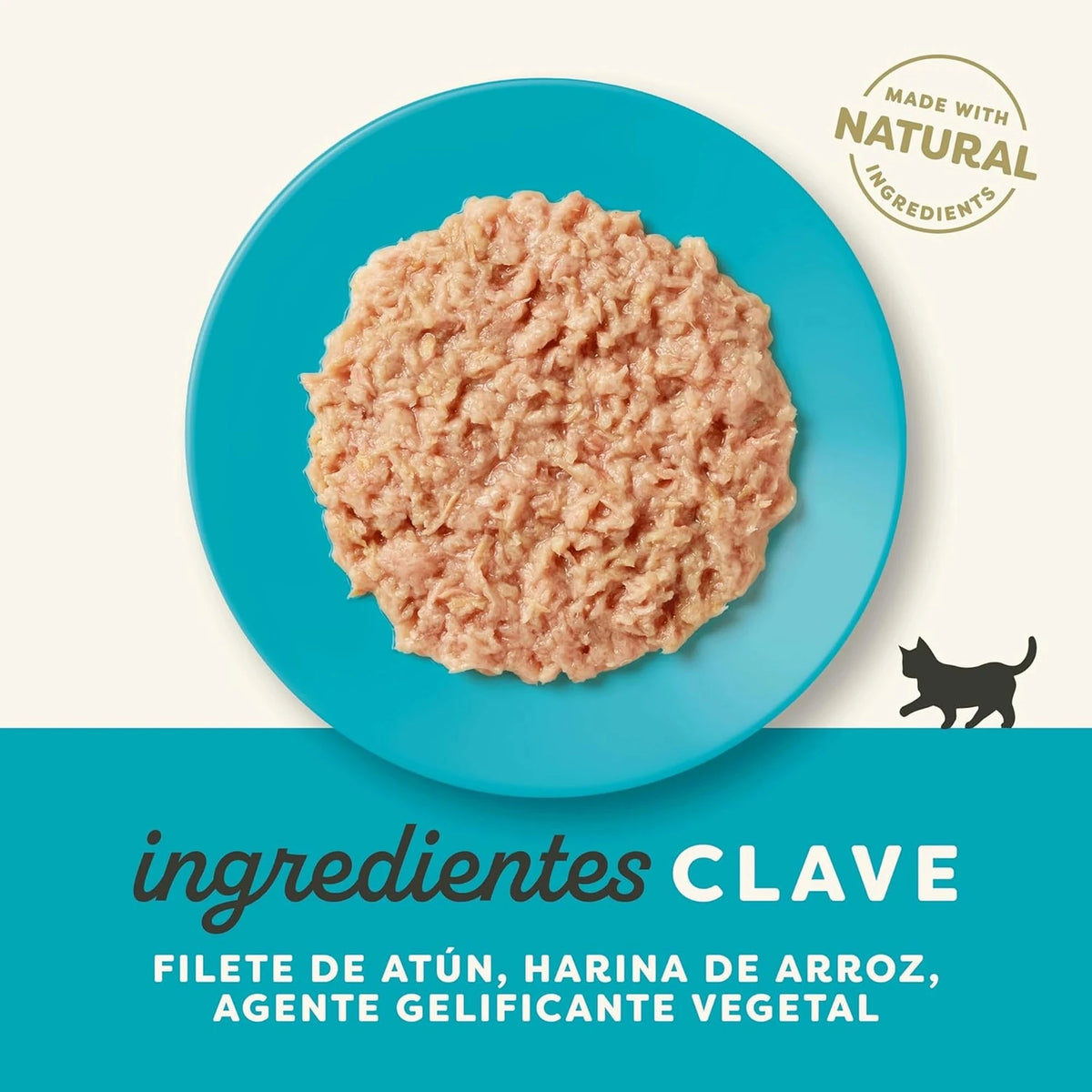 Lámina informativa de Applaws con los ingredientes clave de esta receta de atún.