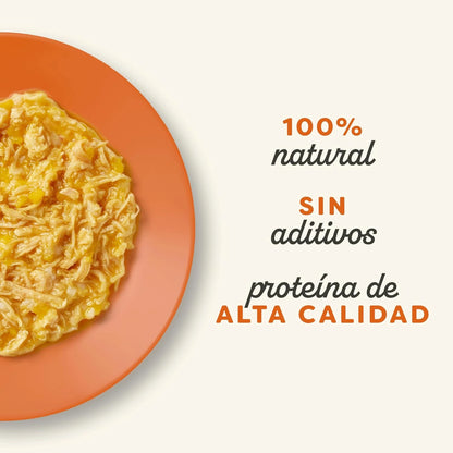 Lámina informativa con afirmaciones de la marca sobre la calidad de esta receta.