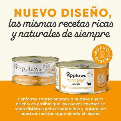 Lámina informativa sobre el cambio de diseño del envase de esta receta.