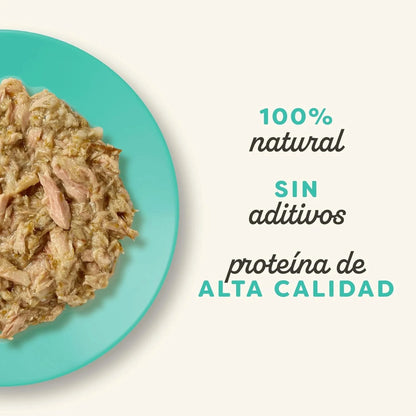 Lámina informativa de la marca sobre el origen de los ingredientes de la receta