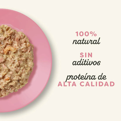 Lámina informativa de la marca sobre el origen de los ingredientes de la receta