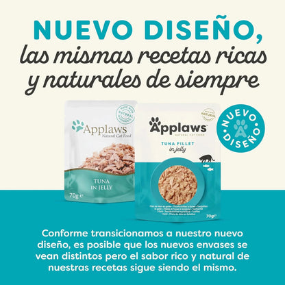 Lámina informativa de la marca acerca del nuevo diseño de este envase.