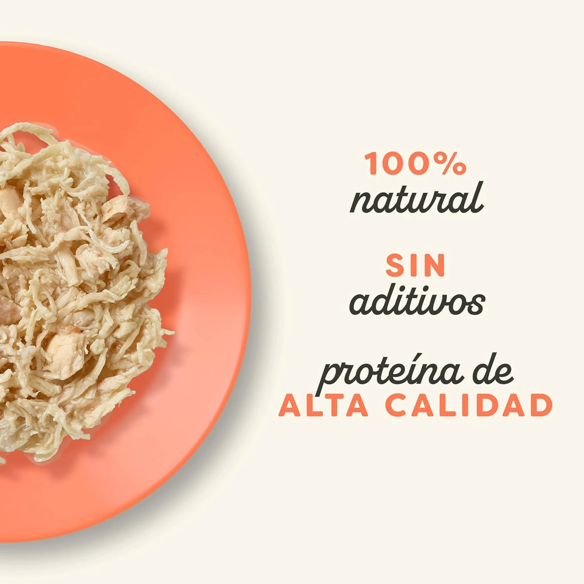 Lámina informativa de la marca sobre esta receta de pollo con salmón