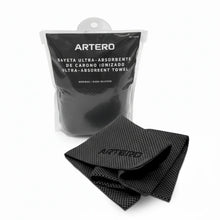 Toalla Artero Samba ultra absorbente con bolsa con cierre zip, ideal para secar perros después del baño o paseo
