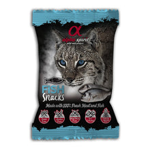 Snack Alpha Spirit de pescado en bolsa de 50 g para gatos, EAN 28436586310084