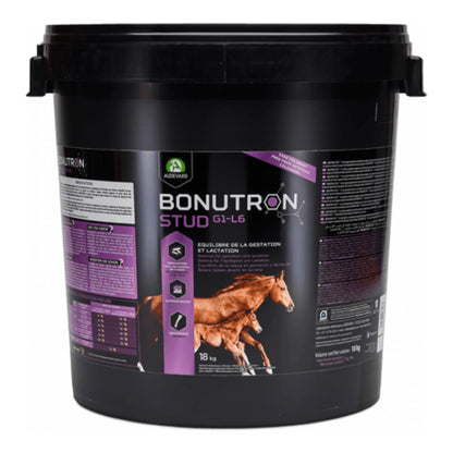 Bonutron Stud Audevard para yeguas, cubo negro grande con etiqueta de yegua y potro