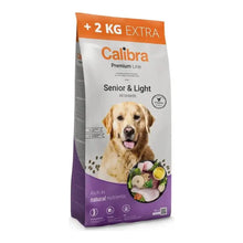 Saco del pienso Calibra Premium Line Senior & Light con 2 kg extra