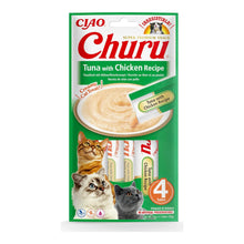 Churu de atún con pollo para gatos, paquete de 4 tubos de 14 g (56 g), EAN 18859387700688
