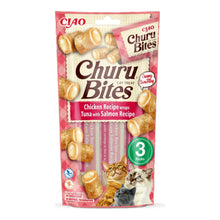 Churu Bites de atún con salmón para gatos, bolsa de 3 piezas de 10 g (30 g), EAN 18859387700817