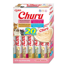 Churu variedades de marisco para gatos, caja rosa de 20 tubos de 14 g con cuatro recetas, EAN 4262365731265