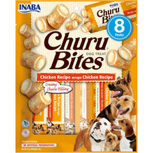 Churu Bites de pollo para perros, bolsa de 8 piezas de 12 g vista de frente, EAN 18859387701326