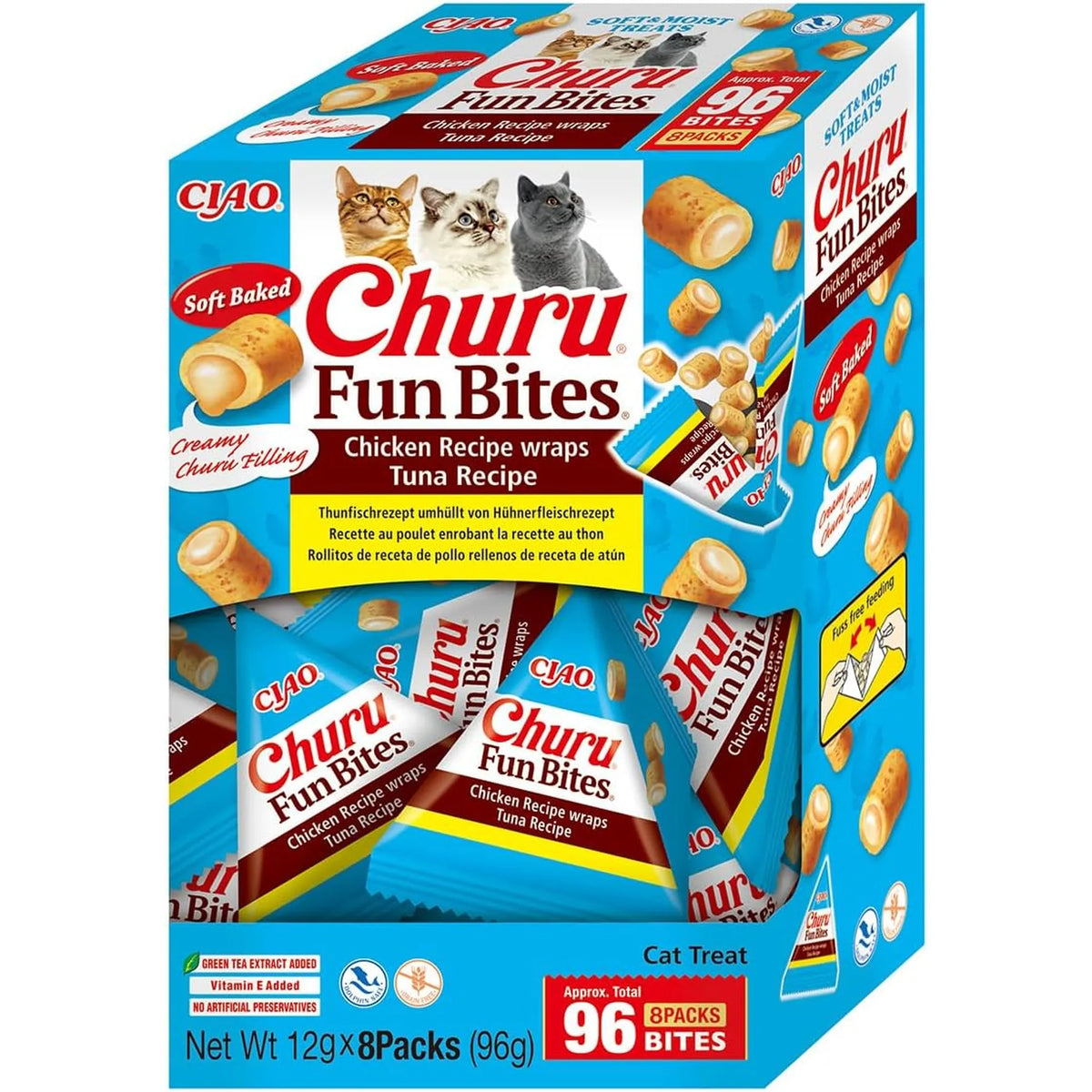 Churu Fun Bites de atún para gatos, bolsita de 12 g, EAN 4262365731753