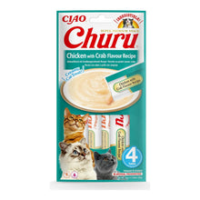 Churu de pollo con sabor a cangrejo para gatos, paquete de 4 tubos de 14 g (56 g), EAN 18859387700756
