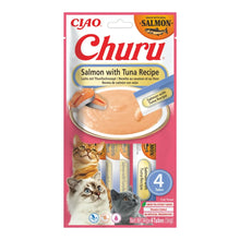Churu de salmón con atún para gatos, paquete de 4 tubos de 14 g (56 g), EAN 14262365731309