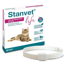 Caja del collar repelente Stanvet Life para gatos que protege de pulgas, garrapatas y mosquitos con ingredientes de origen vegetal