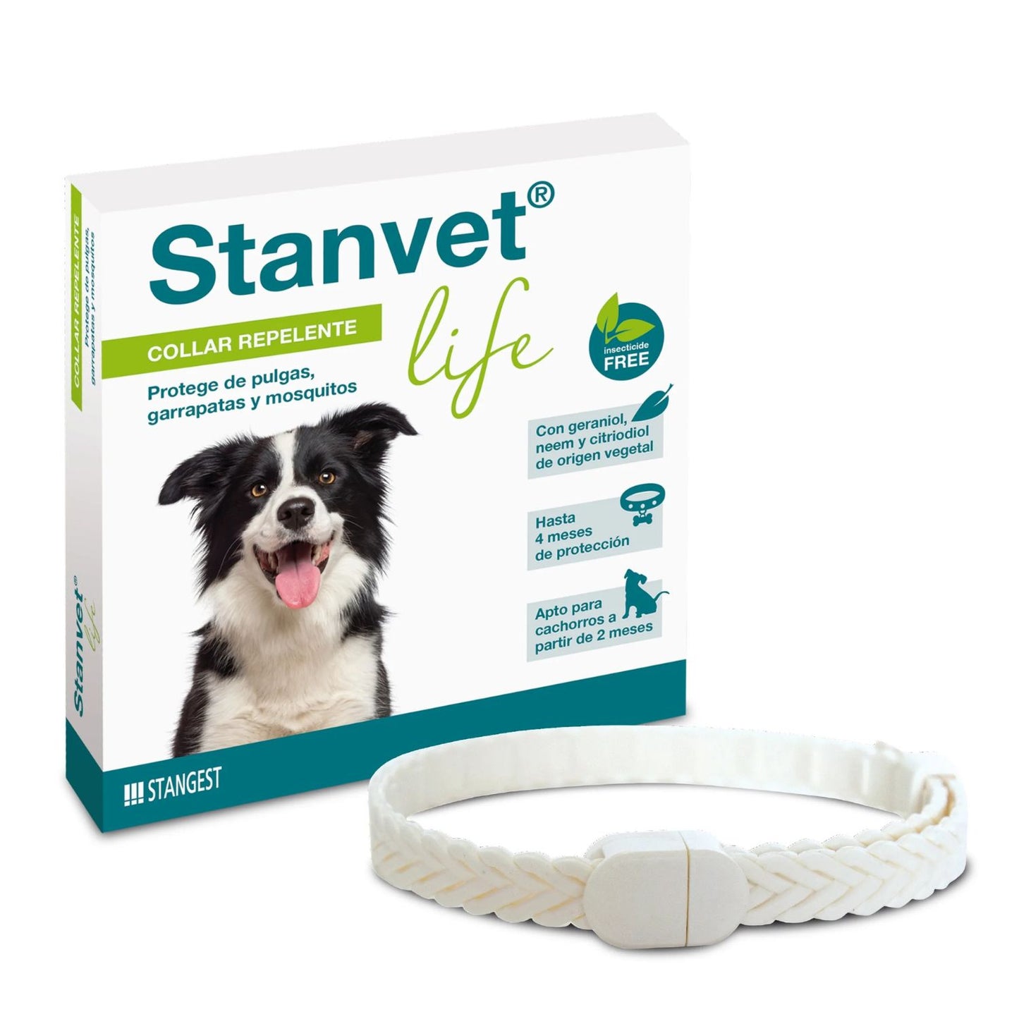 collar antiparasitario natural Stanvet Life para perros