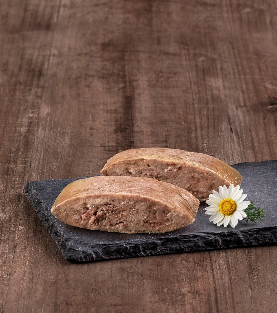 Receta de salmón y pavo servida en un plato, EAN 8800000126098