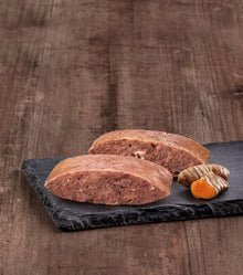 Receta Wetline Sterilized Turkey & Tuna servida en un plato, EAN 8429037030064