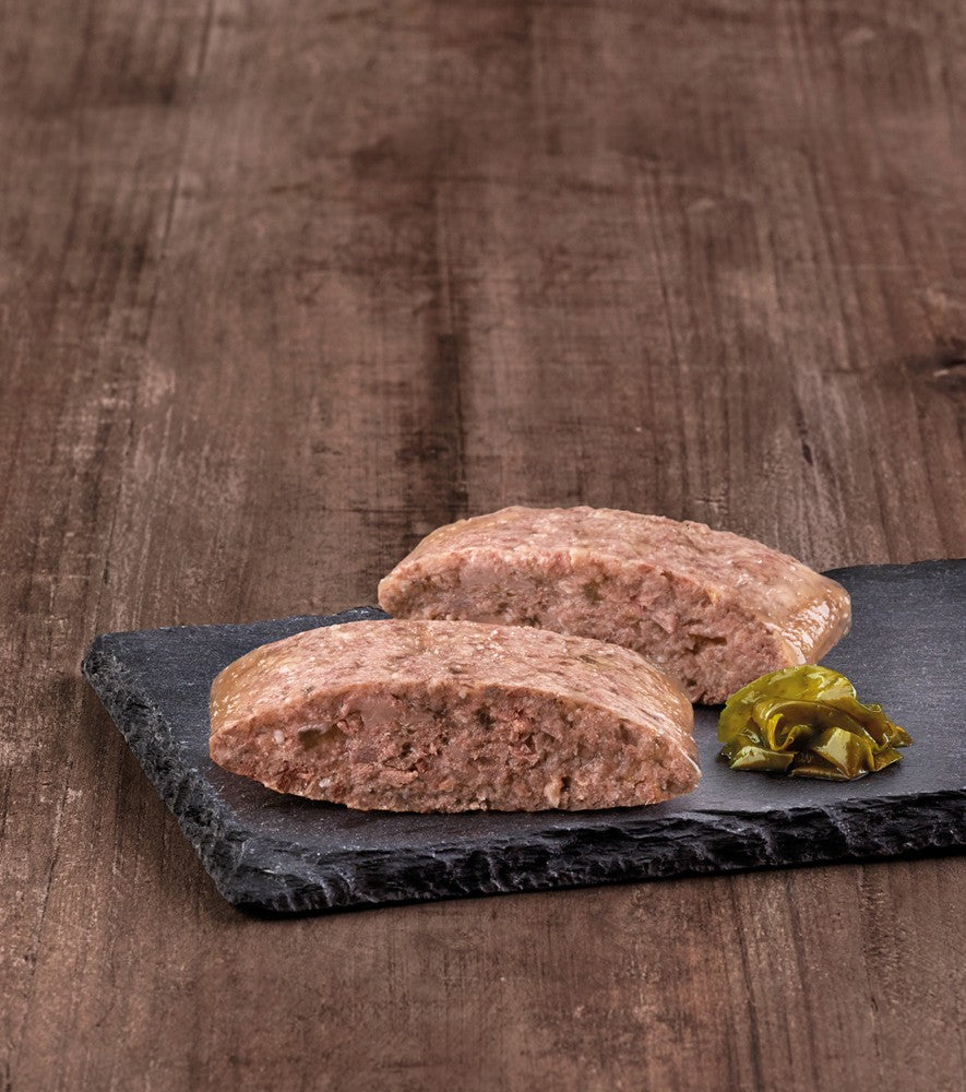 Receta Wetline Sterilized Turkey & Chicken servida en un plato, EAN 8800000126050