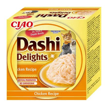 Estuche de cartón de la receta Dashi Delights de pollo en tarrina para gatos