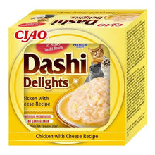 Estuche de cartón de Dashi Delights de pollo con queso en tarrina