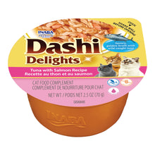 Dashi Delights Tuna de atún con salmón en tarrina para gatos, tarrina de 70 g, EAN 14262365731965