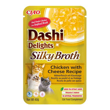 Dashi Delights caldo de pollo con queso para gatos, bolsa de 40 g, EAN 14262365730999