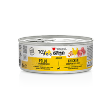 Lata de 85 g de Disugual Toy Dog Cubes, latas Disugual pollo y speck para perros