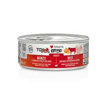 Lata de 85 g de Disugual Toy Dog Cubes, latas Disugual vacuno y pollo para perros