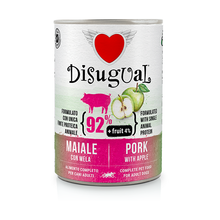 Lata de 400 g de paté Disugual cerdo con manzana para perros adultos