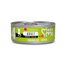 Lata de 85 g de paté Mini Me Adult de codorniz para gatos de Disugual