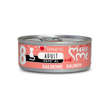 Lata de 85 g de paté Mini Me Adult de salmón para gatos de Disugual