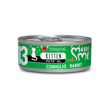 Lata de 85 g de paté Mini Me Kitten de conejo para gatitos de Disugual