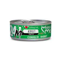 Lata de 85 g de paté monoproteico Mini Me M de conejo para gatos de Disugual