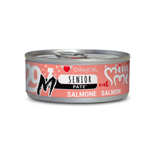 Lata de 85 g de paté monoproteico Mini Me M Senior de salmón para gatos mayores de Disugual