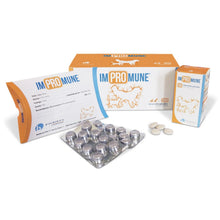 Impromune comprimidos para perros y gatos de Bioiberica, estuche de 200 comprimidos, EAN 8430336091809